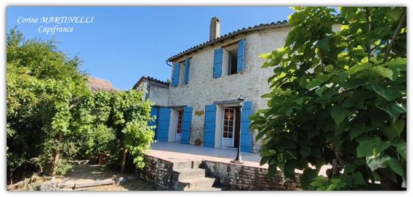 Maison de village avec jardin, piscine et garage — Cœur du Gers