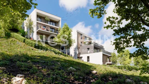 Appartement neuf - 4 pièce(s) - 91m2 - secteur calme et recherché - jardin et terrasse avec vue imprenable - exposé plein sud - Rouen 76000