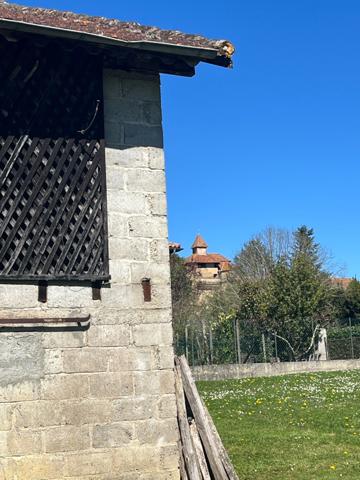 MARCIAC proche, VUE PYRENEES depuis cette BELLE MAISON DE FAMILLE 215m2, grandes dépendances sur 1750m2 de jardin, dans village patrimonial.