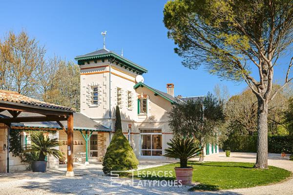 Anciennes écuries transformées en propriété de charme