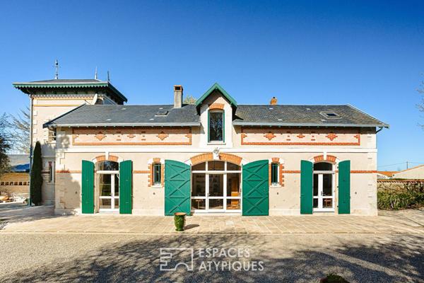 Anciennes écuries transformées en propriété de charme