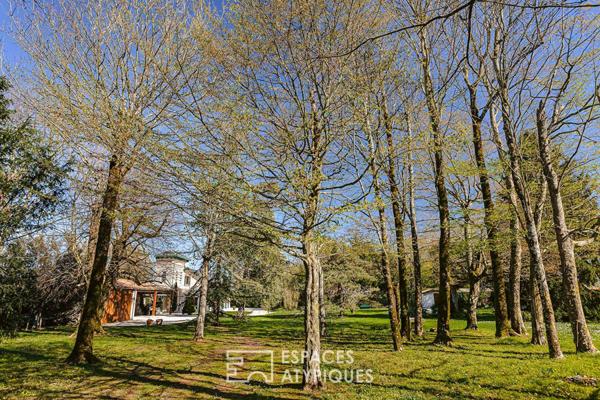 Anciennes écuries transformées en propriété de charme