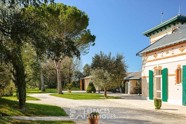Anciennes écuries transformées en propriété de charme