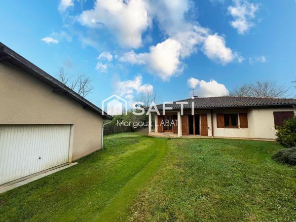 Maison avec dépendance, garage et terrain arboré