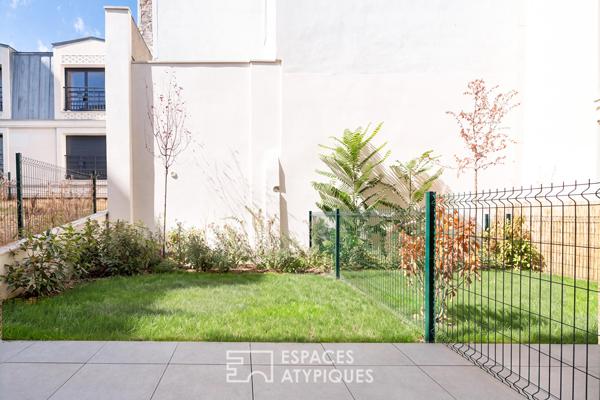 Maison neuve avec jardin