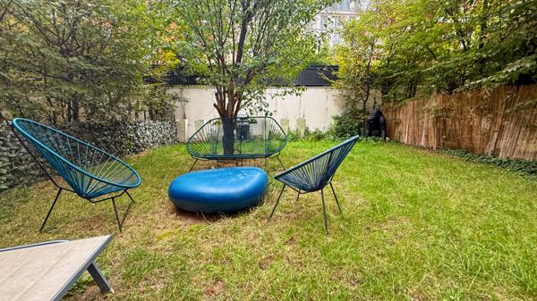Appartement La Garenne Colombes 2 pièce(s) 46,10 m2 - Jardin Privatif de 100m2