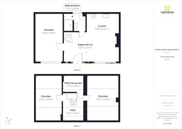 Vente Maison 3 pièces de 60m² - 94370 Sucy-en-Brie