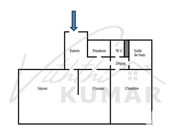 Appartement à vendre 2 pièces 51 m² Le Blanc-Mesnil