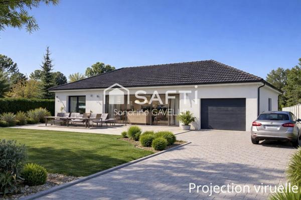 Terrain à bâtir plat et clôturé sur 3 cotés