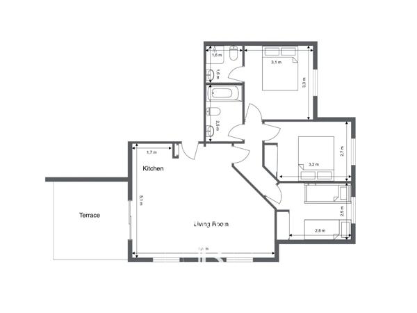 Morzine, Appartement 3 Chambres -  69 m² à vendre
