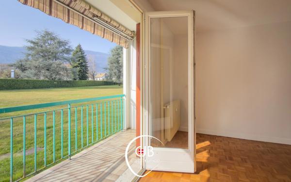 La Motte-Servolex – Appartement T3 65 m² 1er étage avec balcon, garage et cave