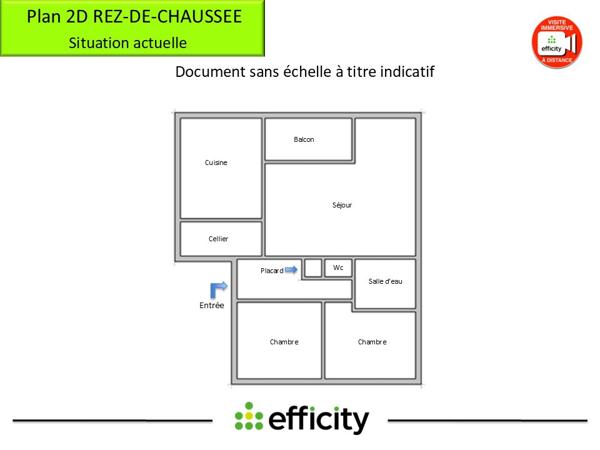 Appartement 4 pièces - 83 m² Exclusivité efficity