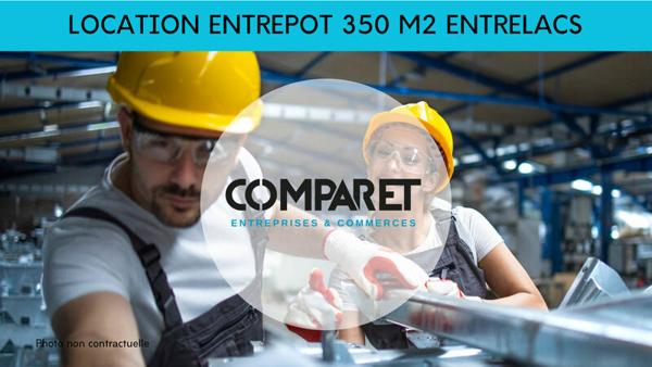 Location Entrepôt 350 m² à ENTRELACS  Idéal pour Stockage et Activités Professionnelles