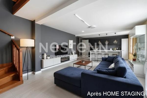Nestenn Igny - Duplex 70 m² Bièvres centre-ville - Séjour 30 m² - Terrasse - Cave - Petite copropriété - RER C / Ligne V - Plateau de Saclay -Vélizy - Massy