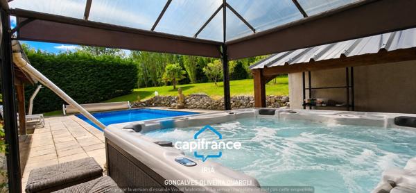 Villa à vendre avec piscine sur une parcelle de 8920m² ALLEZ ET CAZENEUVE (47)