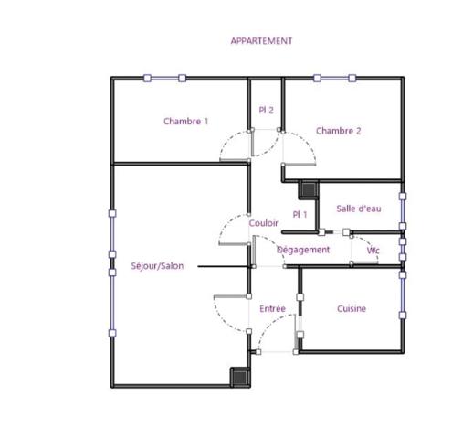 Appartement à vendre 3 pièces 65 m² Saint-Brieuc