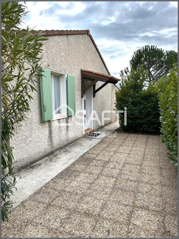 Maison de plain-pied 4 chambres et garage