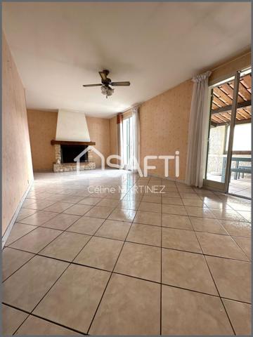 Maison de plain-pied 4 chambres et garage