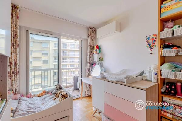 3 pièces -  deux chambres - deux balcons