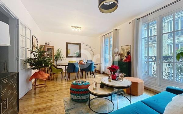 Appartement à vendre    4 pièces • 69,25 m2 Paris 15