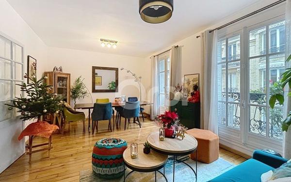 Appartement à vendre    4 pièces • 69,25 m2 Paris 15