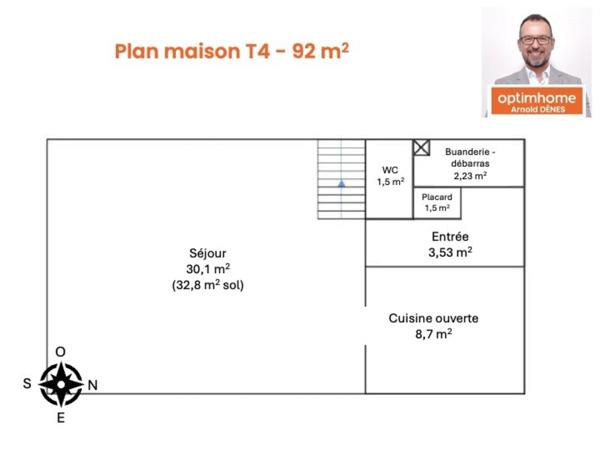 Maison avec jardin, proche toutes commodités, Rennes La Poterie - Landry