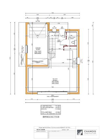 En exclusivité, parcelle de terrain à bâtir avec projet de construction.