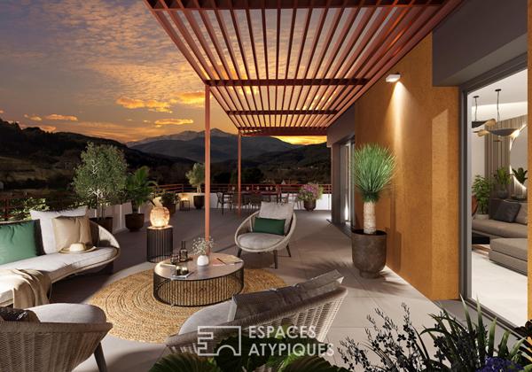 APPARTEMENT 4 PIECES À CÉRET, DANS UN ÉCRIN DE VERDURE MÉDITERRANÉEN