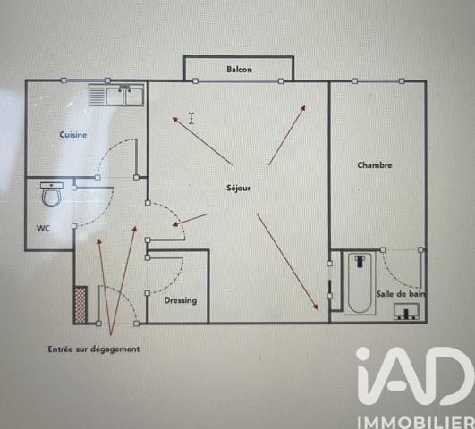 Appartement à vendre 2 pièces 44 m² Arnouville