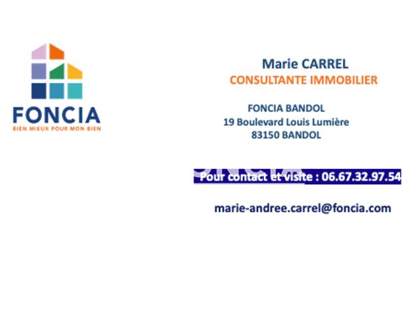 À vendre Studio 19 m² - Sanary-sur-mer 83110