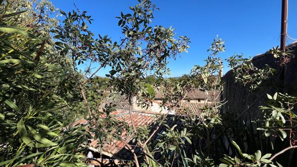 Ardèche, Le Pouzin : Maison de village atypique en pierre avec grande cave
