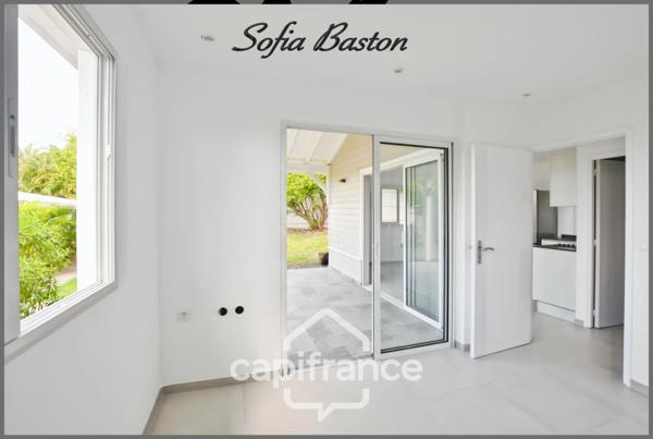 Maison T2 de plain-pied avec jardin privatif de 143m3, piscine et proche plage vendre LE DIAMANT (972) Martinique