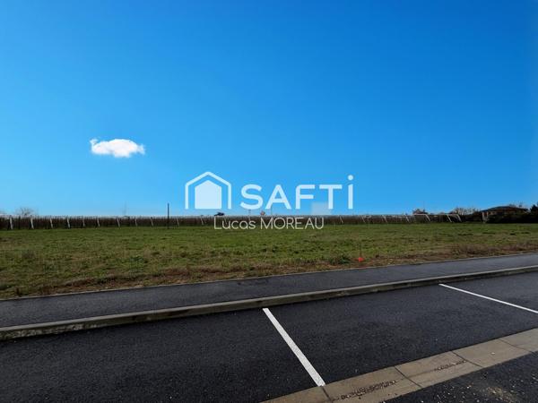 Terrain de 1120m2 Borné et viabilisé