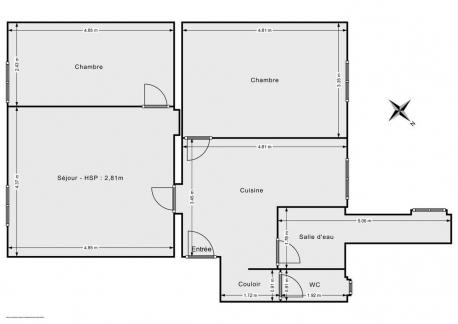 Location appartement 3 pièces 72 m² Villers-Saint-Paul