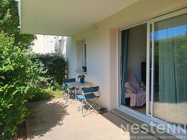 Appartement de type 2, place de parking et garage à proximité du bourg de Pluneret