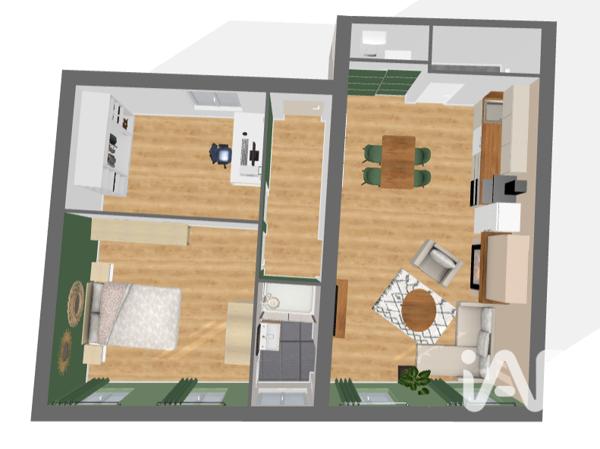 Appartement à vendre 3 pièces 62 m² Nègrepelisse