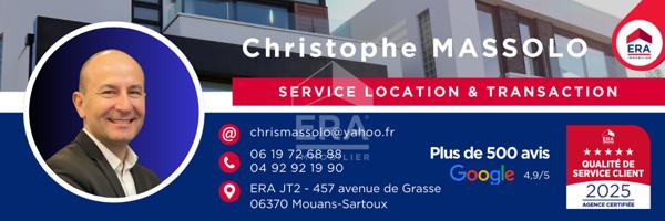 Grasse location 4 pièces