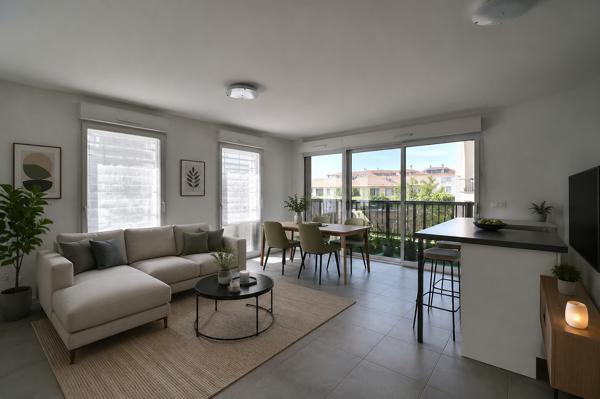 Appartement La Duranne 4 pièces 107.16 m2 - 3 chambres - suite parentale - dressing - terrasses - calme- commerces
