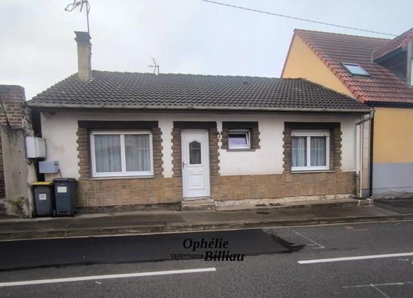 🏡 À vendre à Chocques (62920)– Maison individuelle de plain-pied à rénover – 77 500 €