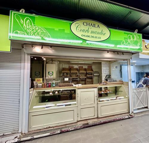 boulangerie, pâtisserie, halles de nîmes, bon emplacement.