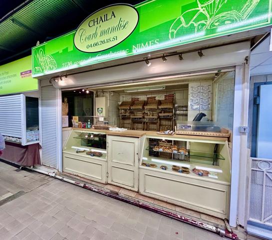 boulangerie, pâtisserie, halles de nîmes, bon emplacement.