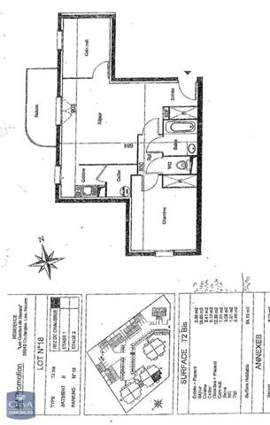 Appartement à vendre 3 pièces 54m²