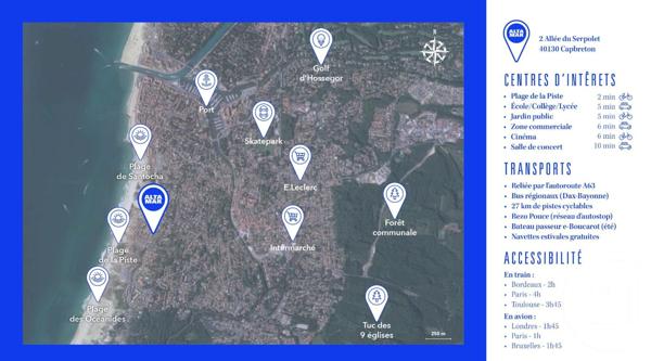 Appartement T3 à vendre  3 pièces - 73,12 m2 CAPBRETON - 40