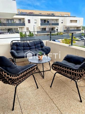 2 pièces avec terrasse & parking – Emplacement idéal »