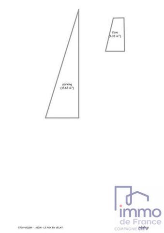 Appartement 2 pièces                                        - 43000 Le Puy-en-Velay Réf : 2883-CIFVFOREZVELAY
