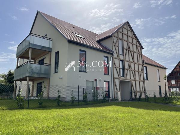 3%.COM - EXCLUSIVITÉ à DINGSHEIM, 3 pièces de 83m², 1 place de parking Dingsheim (67370)