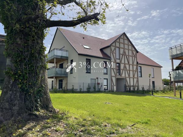3%.COM - EXCLUSIVITÉ à DINGSHEIM, 3 pièces de 83m², 1 place de parking Dingsheim (67370)