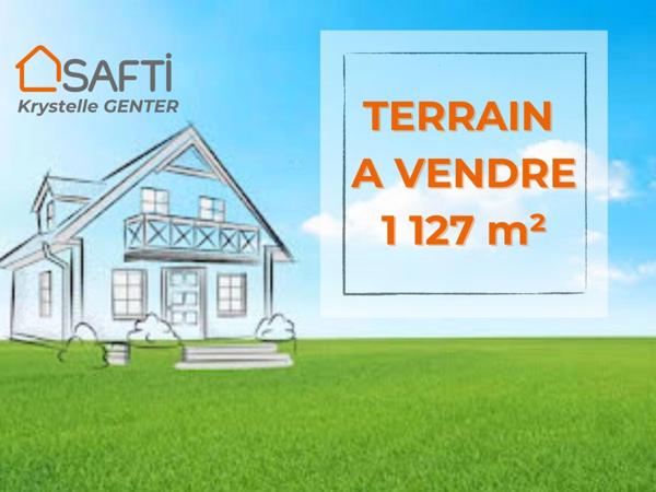 Terrain constructible de 1127m² à Damparis