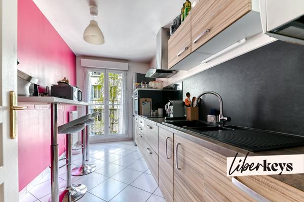 Appartement lumineux T3 de 63,5m² à Lyon 7 avec une loggia - Garage en sous-sol