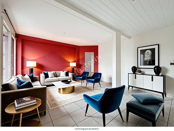 ANNECY (Cran Gevrier) _ Appartement 5 pièces de 121 m² au sol, en duplex, dernier étage avec balcons et cave